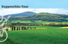 Kuppenrhön-Tour: Die Kuppenrhön-Tour ist mit 30 Kilometern Länge ein guter Tagesausflug, der auch ohne sportlichen Ehrgeiz bewältigt werden kann.