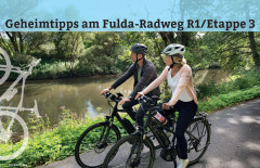 Fulda-Radweg R1: Auf dem Flussradweg geht es fast ohne Steigungen durch sanftes Mittelgebirge.